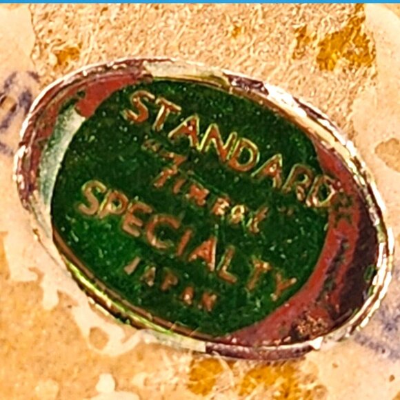 Vintage 1950s Putz Elf Christmas Ornament • Red Flocked Hat • Holding Book & Sta - Picture 8 of 9